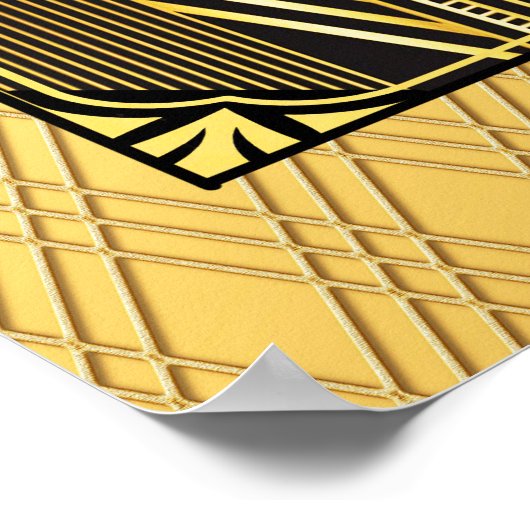 象徴的アールデコ ポスター (角)