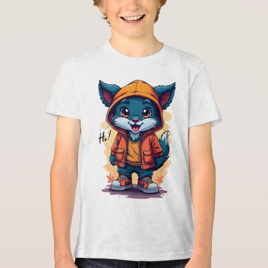 象徴的キャラクター トライブレンドＴシャツ (正面)