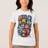 象徴的キャラクター トライブレンドＴシャツ (正面)