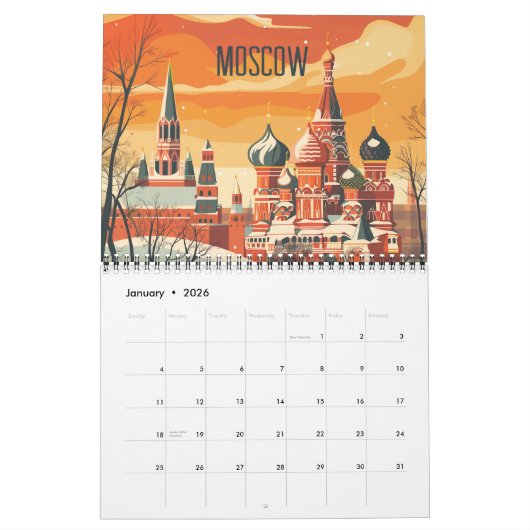 象徴都市 カレンダー (1月 2026)