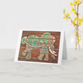 象愛 カード (黄色い花)