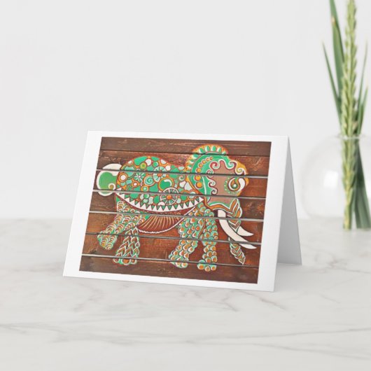 象愛 カード (正面)