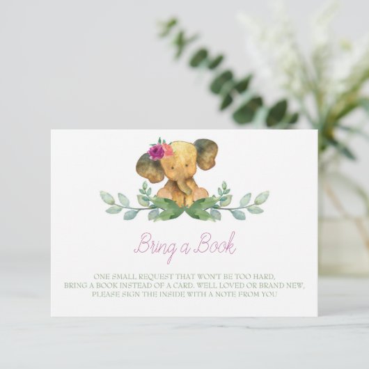 象挿入ベビー帳 エンクロージャーカード (スタンド正面)