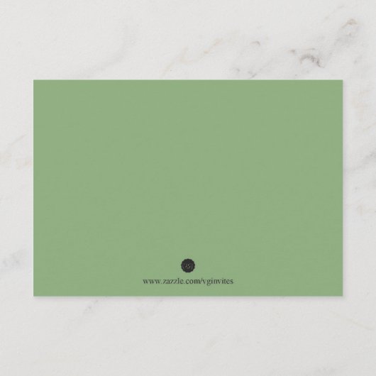 象挿入ベビー帳 エンクロージャーカード (裏面)