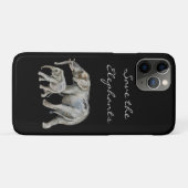 象救は動物をアフリカンケースマットで脚本する Case-Mate iPhoneケース (裏面(横))