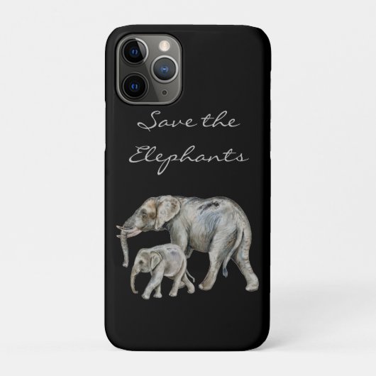 象救は動物をアフリカンケースマットで脚本する Case-Mate iPhoneケース (裏)