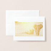 象救箔カード 箔カード (封筒付き正面)