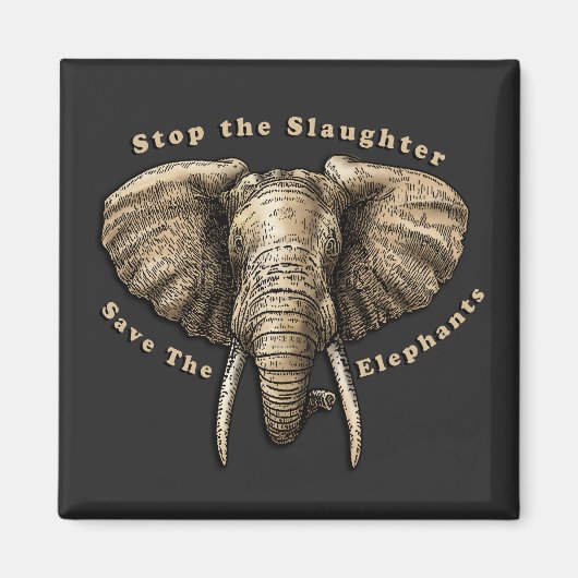 象救象グラフィック マグネット (正面)