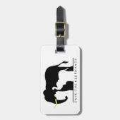 象救象（白） ラゲッジタグ (正面縦)