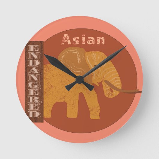 象救 ラウンド壁時計 (正面)