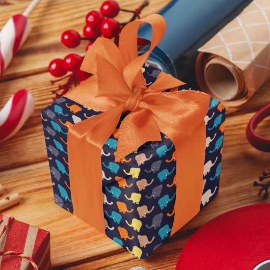 象数々の色の漫画 ラッピングペーパー