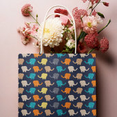 象数々の色の漫画 ラージペーパーバッグ