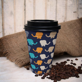 象数々の色の漫画 紙コップ