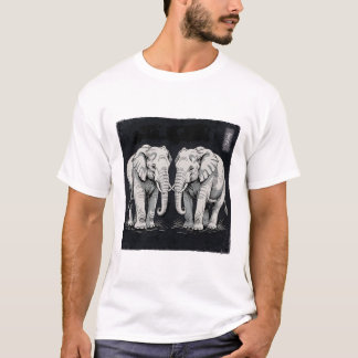 象日本の漢字 Tシャツ