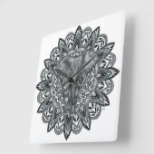 象曼荼羅の壁時計 スクエア壁時計 (傾斜)