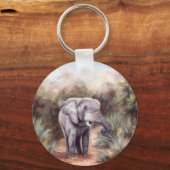 象来のTHROUGHキーチェーン キーホルダー (正面)