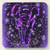 象歩くアットスターリーナイトパープルコースター コースター (正面)