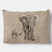 象渦巻形の科 アクセサリーポーチ (裏面)