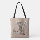 象渦巻形の科 トートバッグ (裏面)