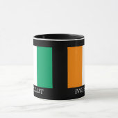 象牙海岸の旗 マグカップ (中央)