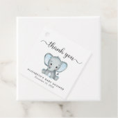 象男の赤ちゃんシャワーありがとう フェイバータグ (インサイチュ)