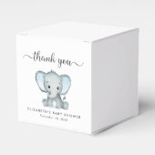 象男の赤ちゃんシャワーありがとう フェイバーボックス (正面サイド)