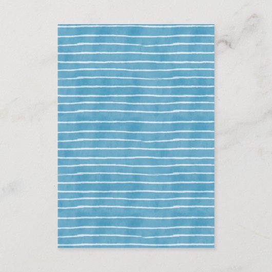 象男の赤ちゃんシャワーカード用ベビー帳 エンクロージャーカード (裏面)