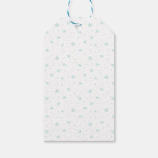 象男の赤ちゃんベビーシャワーお願い/ギフトラベル ギフトタグ (裏面)