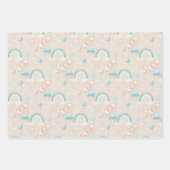 象男の赤ちゃんベビーシャワー包み紙シート ラッピングペーパーシート (正面3)