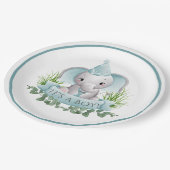 象男の赤ちゃん赤ちゃんシャワー ペーパープレート (アングル)