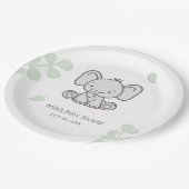 象男女兼用の赤ちゃんシャワー ペーパープレート (アングル)