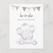 象男女兼用モダンパーティーはがき ポストカード (正面)