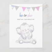 象男女兼用モダンパーティーはがき ポストカード (正面)