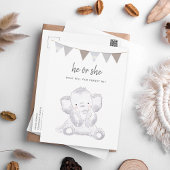 象男女兼用モダンパーティーはがき ポストカード