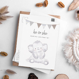 象男女兼用モダンパーティーはがき ポストカード