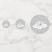 象男女兼用赤シャワーパーティーデコル コンフェッティ (正面)