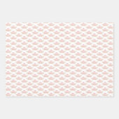 象秋1stバースデーガールパーソナライズされた名 ラッピングペーパーシート (正面2)