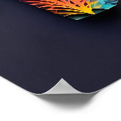 象紙カットウォールアートポスター ポスター (角)