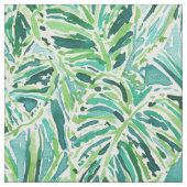 象耳の緑の熱帯葉 ファブリック (見本)