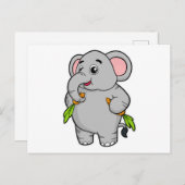 象肉入りニンジン ポストカード (正面/裏面)