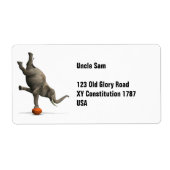 象芸術的 ラベル (正面)