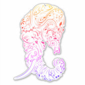 象華美 シール (正面)