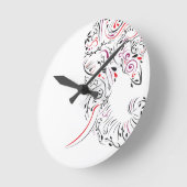 象華美 ラウンド壁時計 (傾斜)