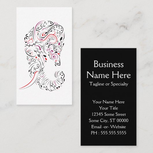 象華美 名刺 (正面/裏面)