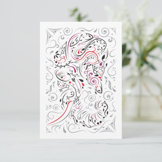 象華美 招待状 (スタンド正面)