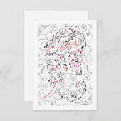 象華美 招待状 (正面/裏面)