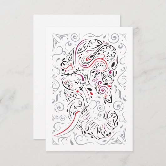 象華美 招待状 (正面/裏面)