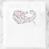 象華美 長方形シール (バッグ)