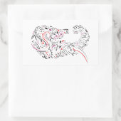 象華美 長方形シール (バッグ)