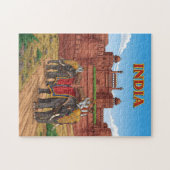 象運の騎兵 ジグソーパズル (横)